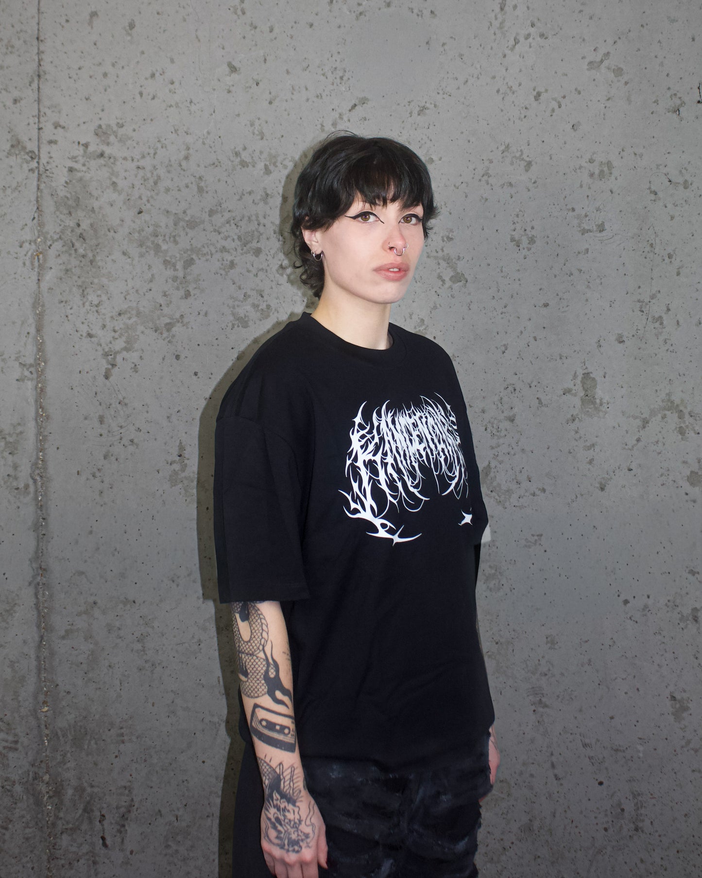 T-SHIRT « TRASH » black